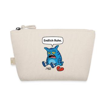 Peace at last. Separation, heartache? Zooki Monster - Organic Pouch - nature - Front
