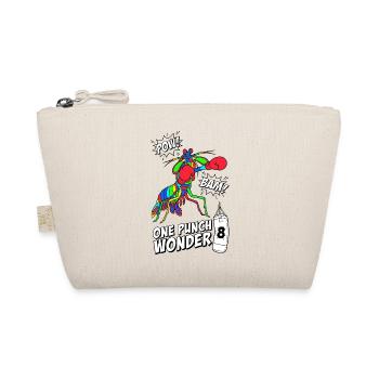 One Punch Wonder 8. Geburtstag Fangschreckenkrebs - Bio-Täschchen - Natur - Vorne