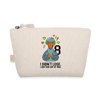 I Didn't Lose 8. Geburtstag Schuhschnabel - Bio-Täschchen - Natur - Vorne