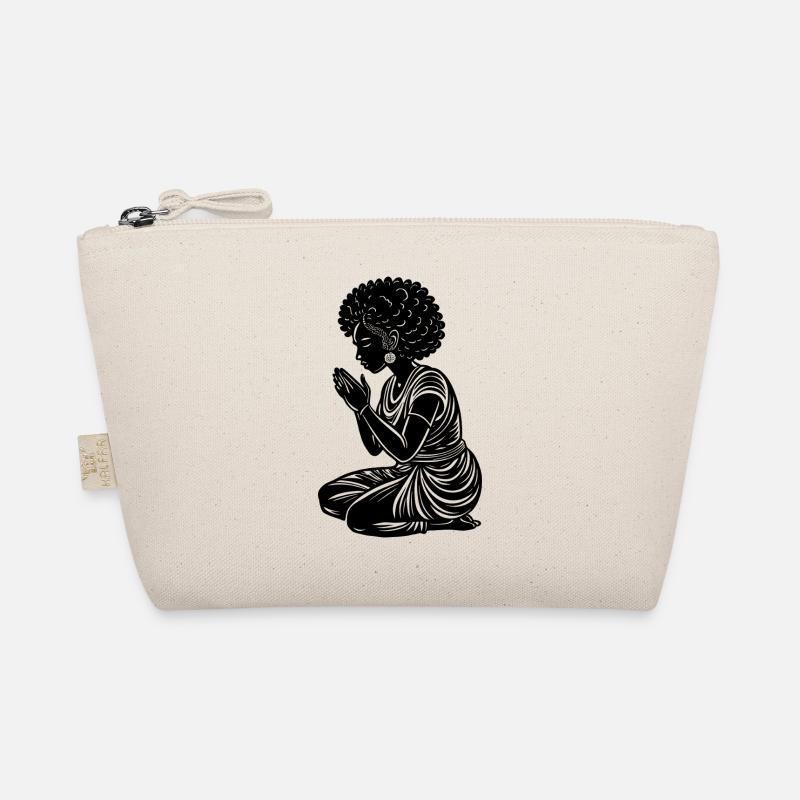 Femme afro prie Trousse biologique