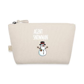 Agent Snowman - Organic Pouch - nature - Front