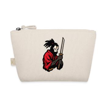 Roter Mantel Ninja Katana - Bio-Täschchen - Natur - Vorne