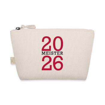 Meister 2026 Meisterschaft - Bio-Täschchen - Natur - Vorne