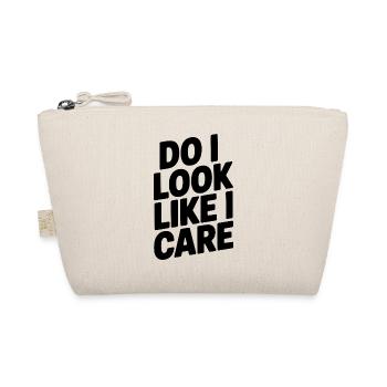 Do I Look Like I Care - Organic Pouch - nature - Front