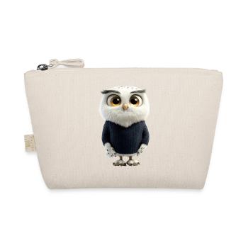 Owl Barn Owl Owl Owl Owl Cute Owls - Organic Pouch - nature - Front