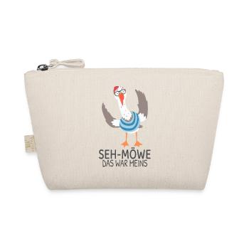 SEH-MÖWE That was mine – Funny Seagull Cartoon - Organic Pouch - nature - Front