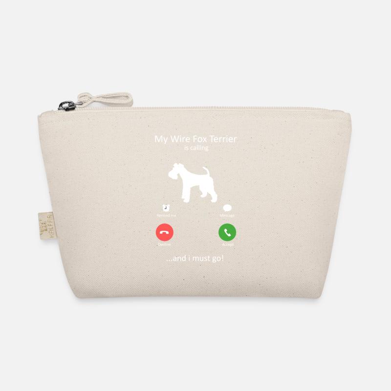 Wire Fox Terrier appelle le design du propriétaire de chien Trousse biologique