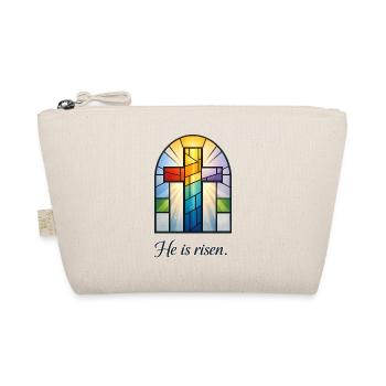 he is risen - Organic Pouch - nature - Front
