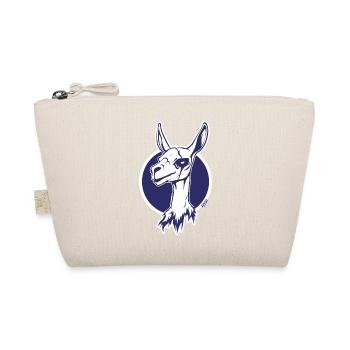 Icône de lama en cercle violet - Trousse biologique - nature - Devant