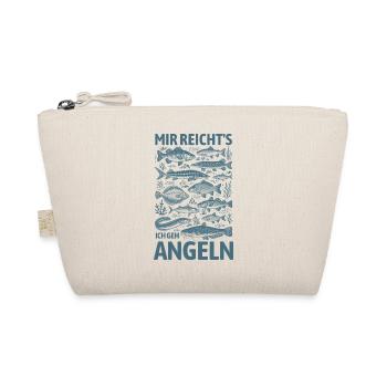 Mir reicht's ich geh angeln - Fisch Tattoo - Bio-Täschchen - Natur - Vorne