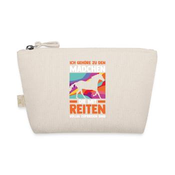 Reiten Pferdeliebhaber Reiterhof Pferde - Bio-Täschchen - Natur - Vorne