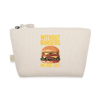 Hamburgers Fast Food Burgers Fast Food Gifts - Organic Pouch - nature - Front