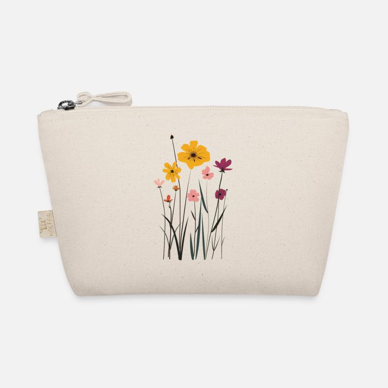 Fleurs de prairie dans un jeu de couleurs Trousse biologique
