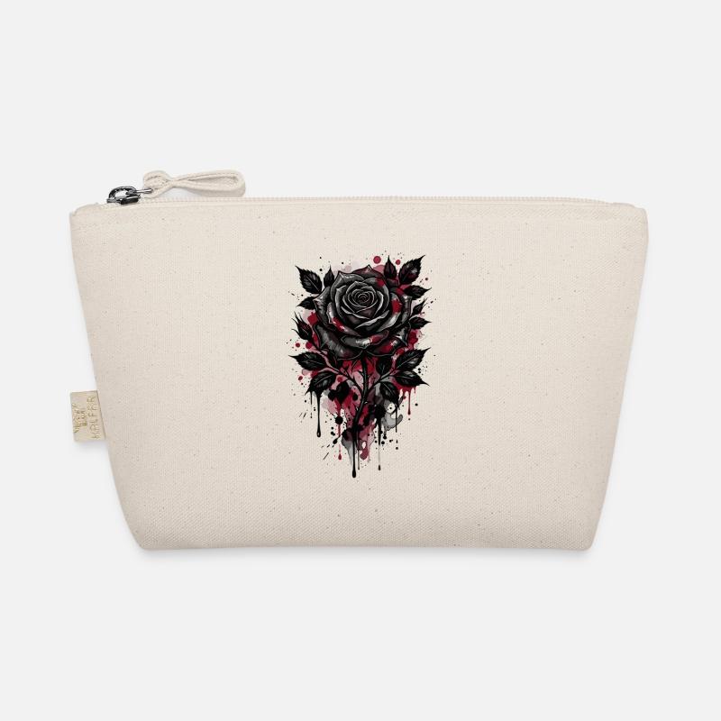 Rose, Black Rose, Rose & Flowers Organic Pouch