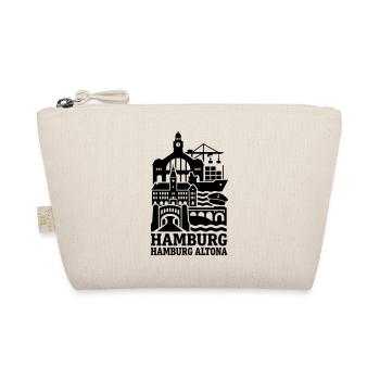 Hamburg Altona Silhouette - Bio-Täschchen - Natur - Vorne