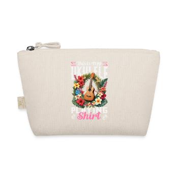 Voici mon maillot de ukulélé, guitare hawaïenne - Trousse biologique - nature - Devant