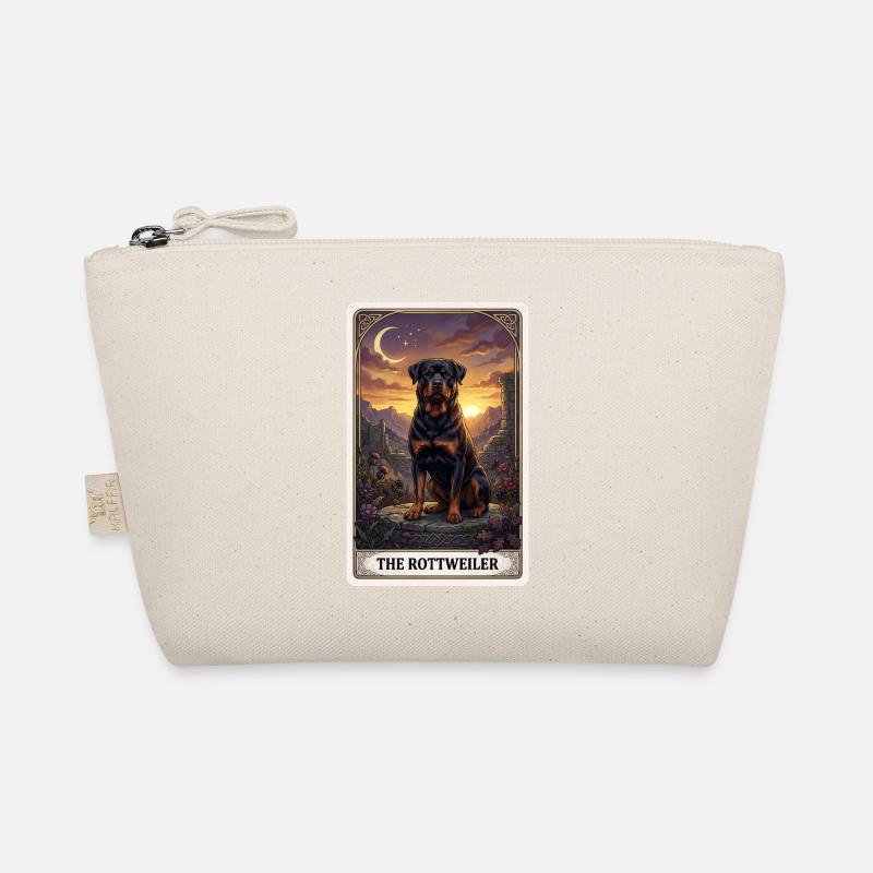 Rottweiler Mondschein Tarot Bio-Täschchen