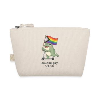 Pride Month LGBTQ – Klingt schwul, ich bin dabei. - Bio-Täschchen - Natur - Vorne