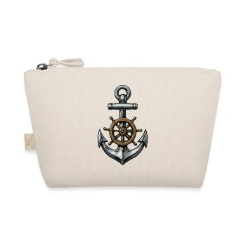Motif d’ancre et de volant - Trousse biologique - nature - Devant