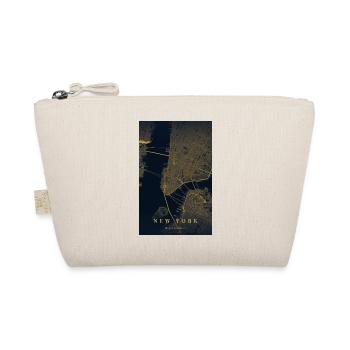 Carte des rues de New York en or - Trousse biologique - nature - Devant