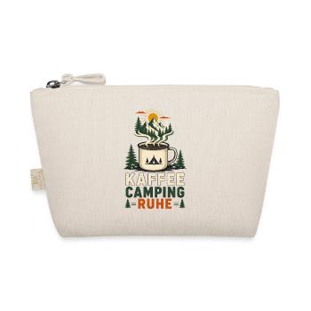 Kaffee Camping Ruhe für Outdoor Genießer - Bio-Täschchen - Natur - Vorne