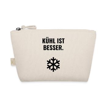 Kühl ist besser. - Bio-Täschchen - Natur - Vorne