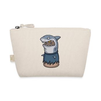 Sharkov – Cartoon Thumb Character - Organic Pouch - nature - Front