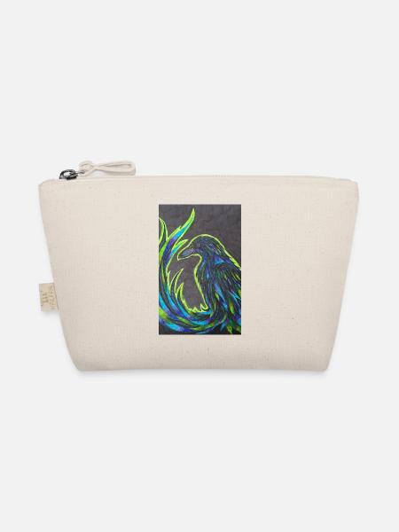 Phoenix in neon plumage - Organic Pouch - nature