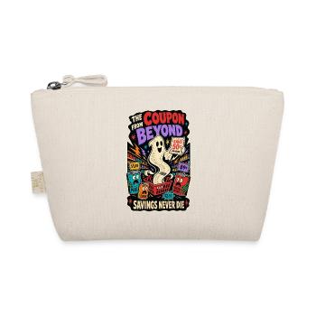 Coupon from Beyond – Sparfuchs Horror Humor - Organic Pouch - nature - Front