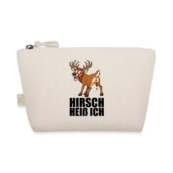 Hirsch Heiß Ich - Bio-Täschchen - Natur - Vorne