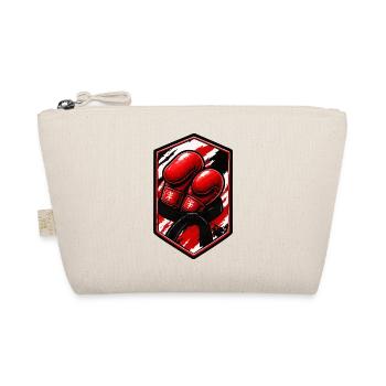 Rote Boxhandschuhe Patch - Bio-Täschchen - Natur - Vorne