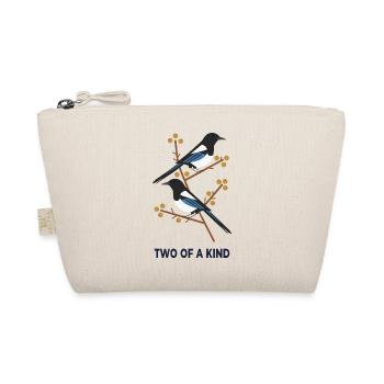 Two of a Kind – Zwei Vögel - Bio-Täschchen - Natur - Vorne