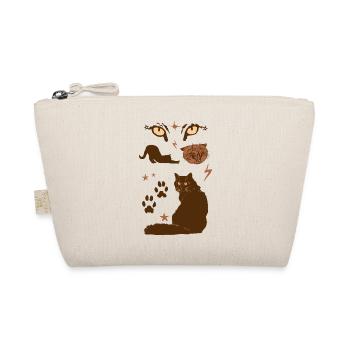 BRUNE KATZEN - Bio-Täschchen - Natur - Vorne
