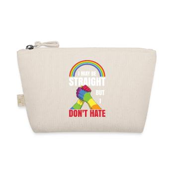 LGBTQ Ally Regenbogen Liebe Queer Trans - Bio-Täschchen - Natur - Vorne