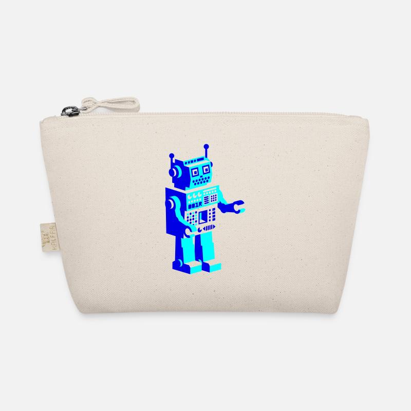 retro robot roboter Bio-Täschchen