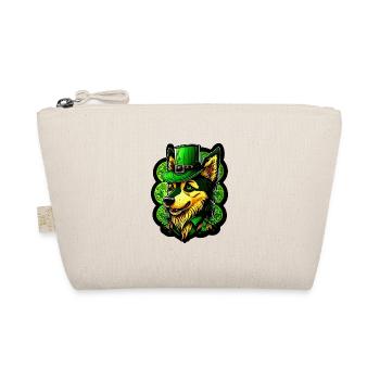 Loup câlin Chapeau de la Saint-Patrick avec vert - Trousse biologique - nature - Devant