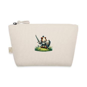 Knight Guinea Pig Tiny Castle Defender - Bio-Täschchen - Natur - Vorne