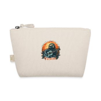 Tropische Faultier-Gitarren-Urlaub Sunset Beach - Bio-Täschchen - Natur - Vorne