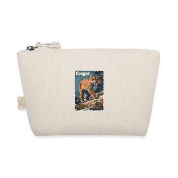 Vintage Wild Berglöwe - Bio-Täschchen - Natur - Vorne