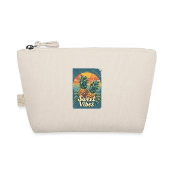 Ananas-Sonnenbrille Obst Retro-Stil für - Bio-Täschchen - Natur - Vorne