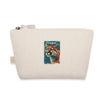 Vintage Wild Berglöwe - Bio-Täschchen - Natur - Vorne