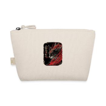 Japanische Katze Samurai Style für Katzen Fans - Bio-Täschchen - Natur - Vorne