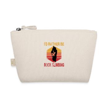 I'D Rather Be Rock Climbing - Bio-Täschchen - Natur - Vorne