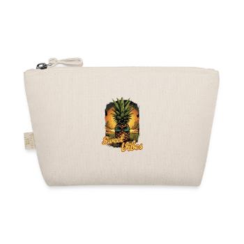 Ananas-Sonnenbrille Obst Retro-Stil für - Bio-Täschchen - Natur - Vorne