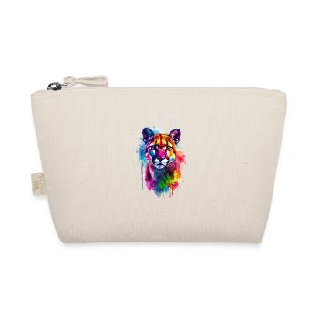 Bunter Kunst Wildtiere - Bio-Täschchen - Natur - Vorne