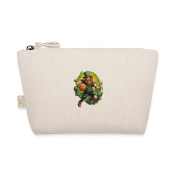 Leprechaun Basketball Irish Irland - Bio-Täschchen - Natur - Vorne