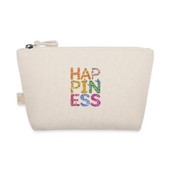 Happiness für einen Unternehmer und Student - Bio-Täschchen - Natur - Vorne