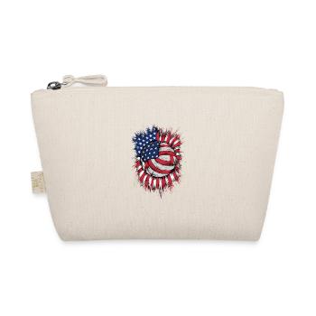 Volleyball USA Amerika - Bio-Täschchen - Natur - Vorne
