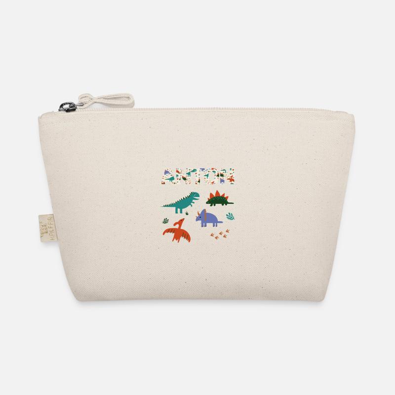 ANTON - Beautiful boy name with dinosaur Organic Pouch