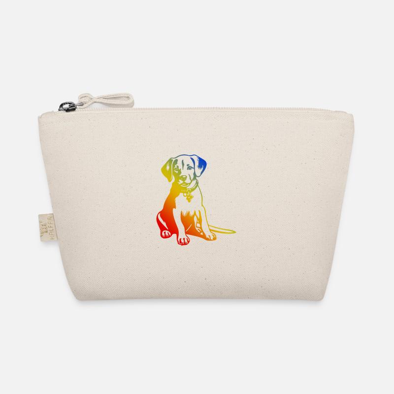 Beagle Dog Colorful Organic Pouch